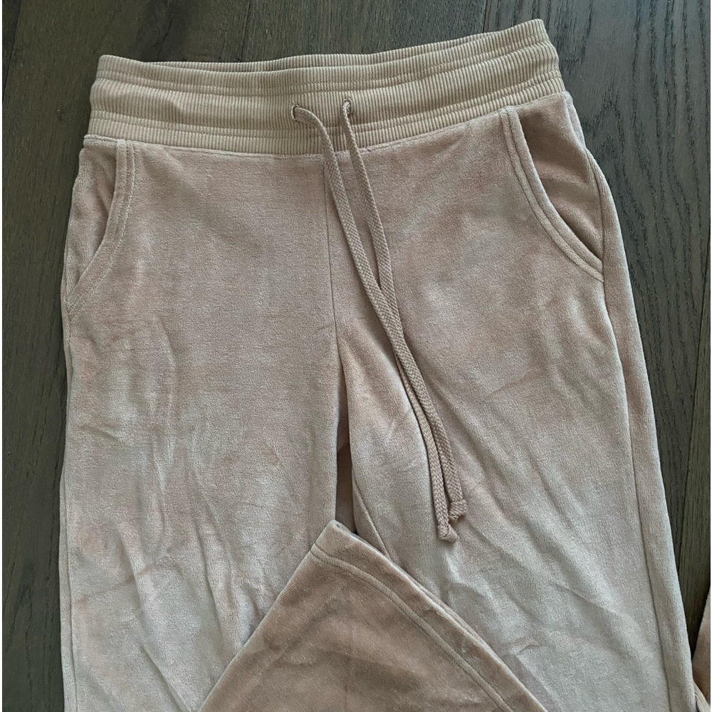 aerie- tan flare sweatpants